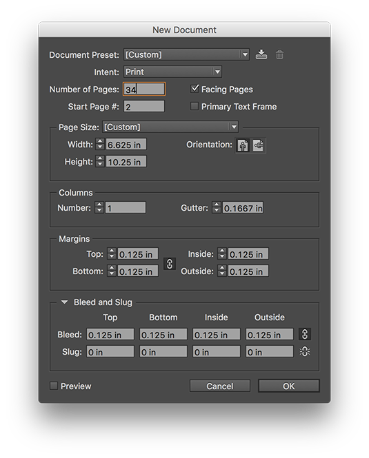 Create a Book Template in Adobe InDesign